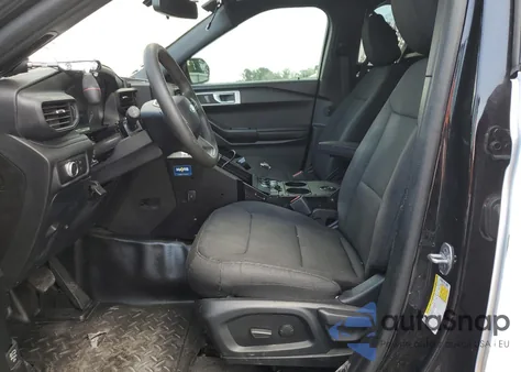 2021 Ford Explorer Police Interceptor из США, поврежденный, VIN 1FM5K8AB5MGA42753